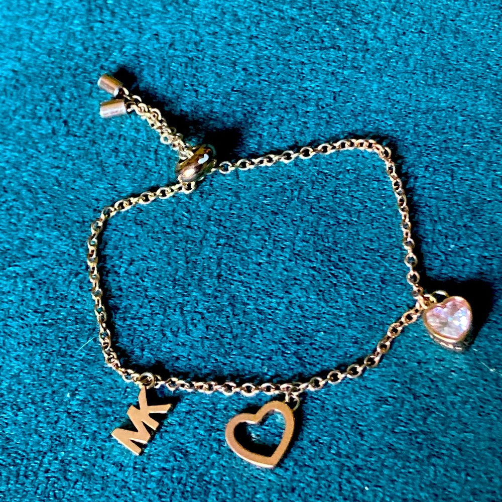 Michael Kors Rose Gold Bracelet with Charms
